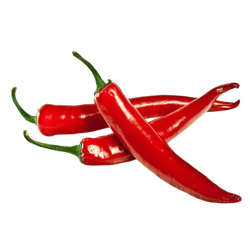 Jamoona Fresh - 100g Frische Mirch (Rote Scharfe Chilis)