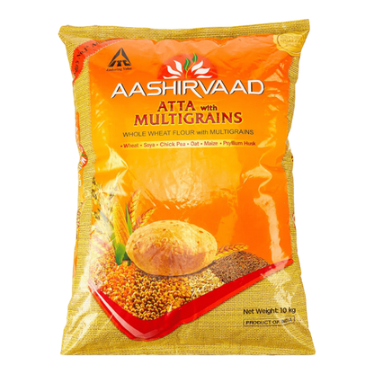 Aashirvaad - 10kg Multigrain Atta (Whole Wheat Flour)