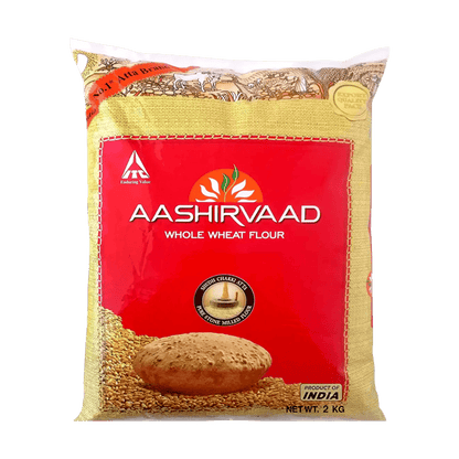 Aashirvaad - 2kg Chakki Atta (Whole Wheat Flour)