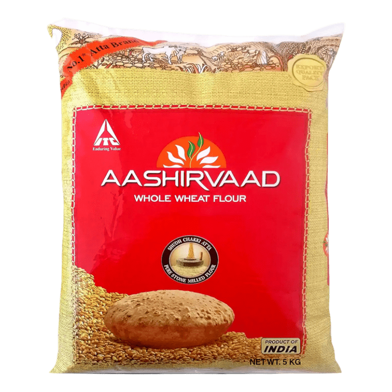 Aashirvaad - 5kg Chakki Atta (Vollkornmehl)