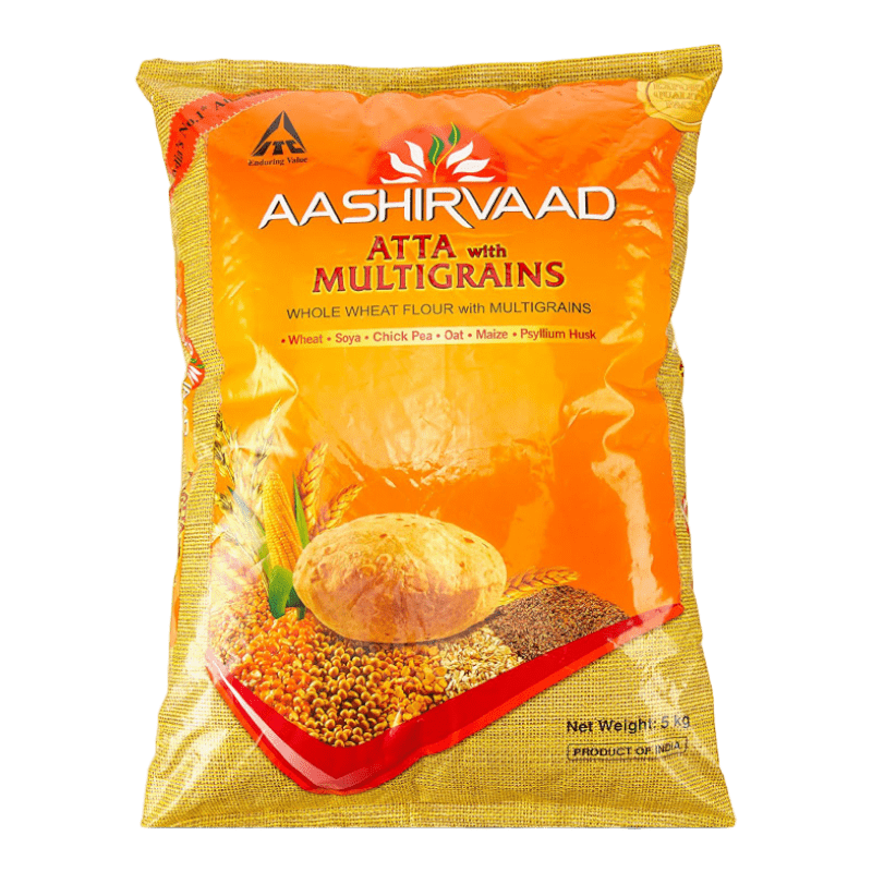 Aashirvaad - (BBD 06/02/2025) 5kg Multigrain Atta (Whole Wheat Flour)