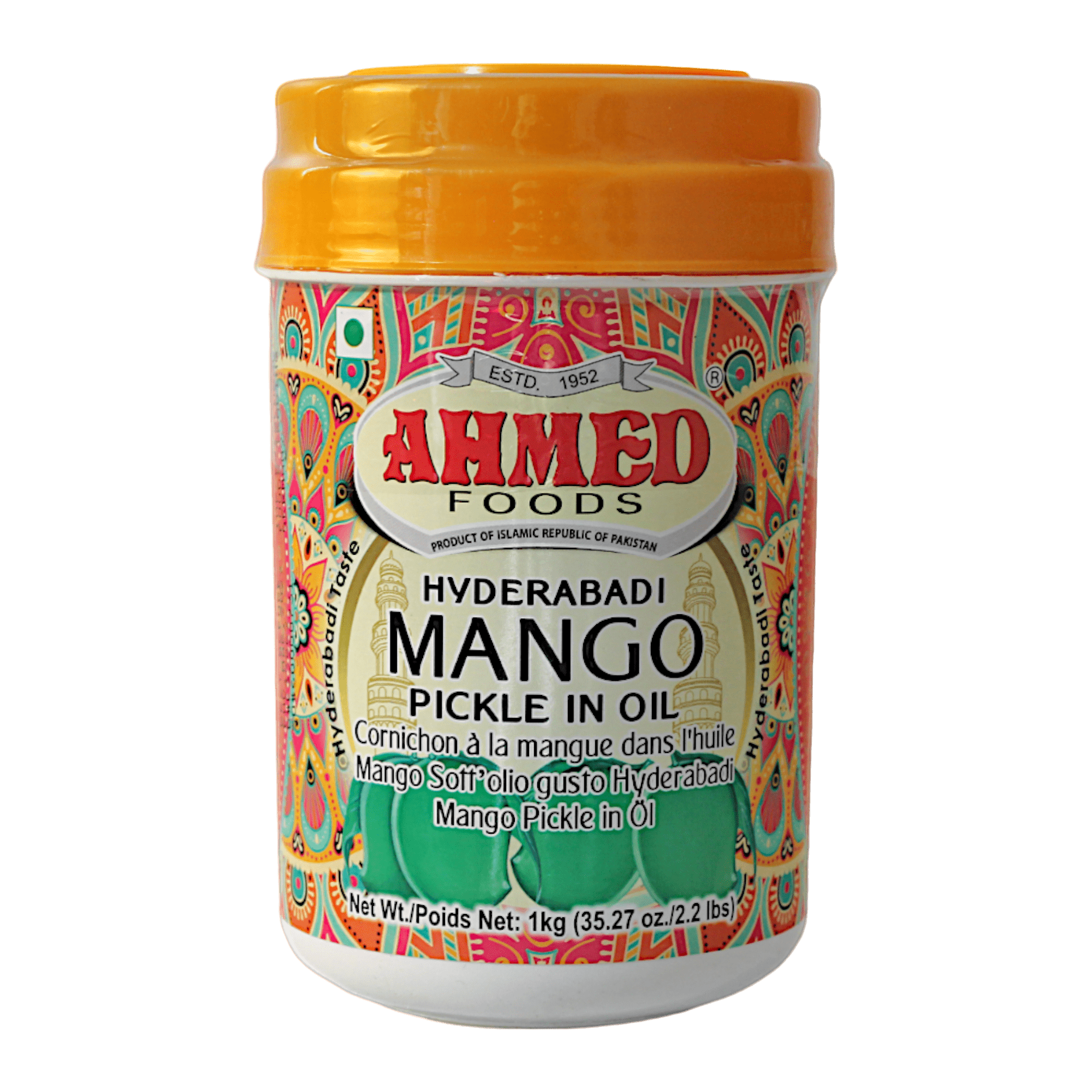 Ahmed - 1kg Hyderabadi Mango Pickle in Öl