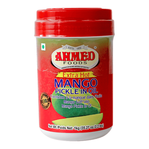 Ahmed - 1kg Mango Pickle in Oil (Extra Hot)