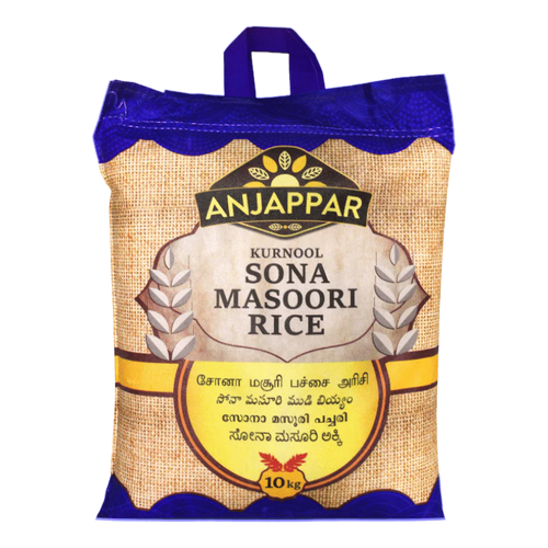 Anjappar - 10kg Kurnool Sona Masoori Rice