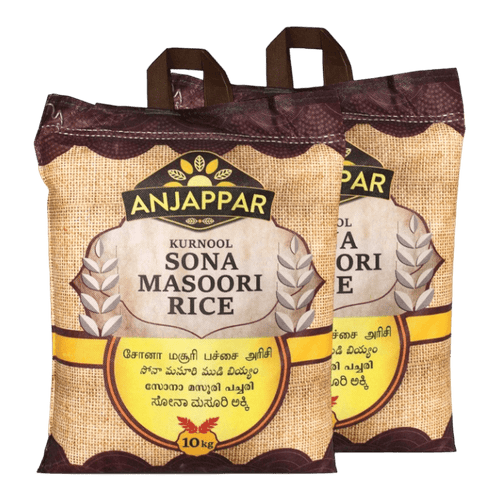 Anjappar - 2x10kg Kurnool Sona Masoori Rice