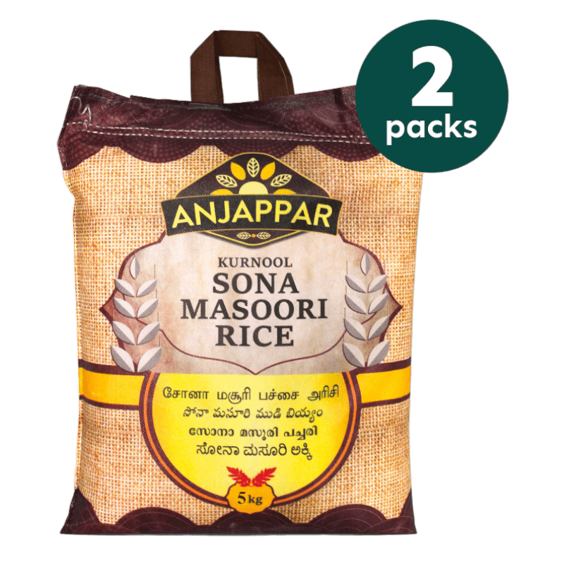 Anjappar - 2x5kg Kurnool Sona Masoori Reis