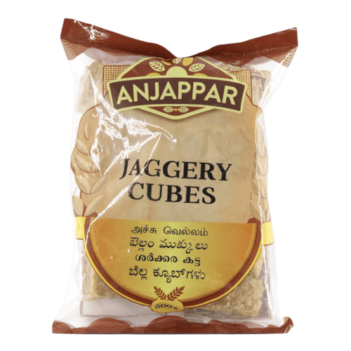 Anjappar - 500g Jaggery-Würfel (natürlich)