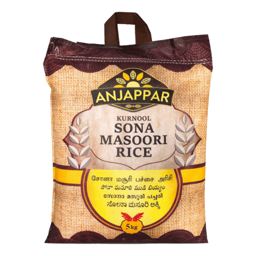 Anjappar - 5kg Kurnool Sona Masoori Rice