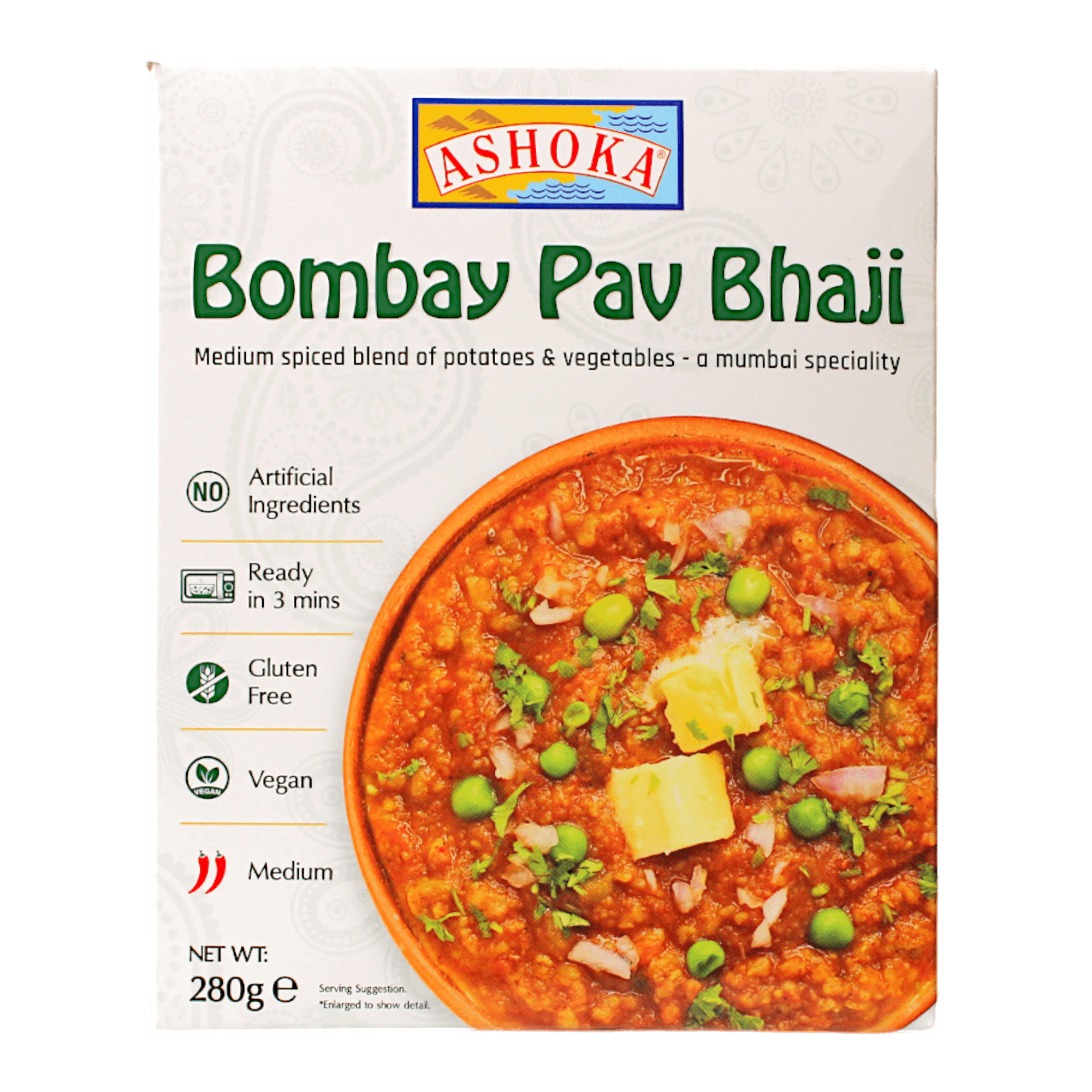 Ashoka - 280g Bombay Pav Bhaji RTE