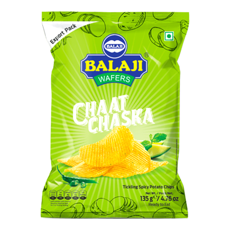 Balaji - 135g Chaat Chaska Kartoffelchips