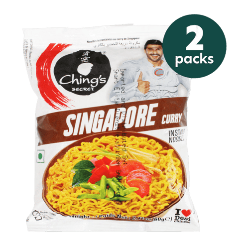 Ching's Secret - 2x60g Instantnudeln Singapur Curry (Combo Pack)