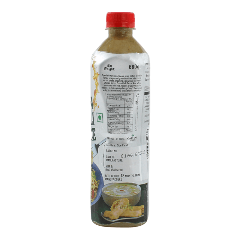 Ching's Secret - 680g Grüne Chilisauce