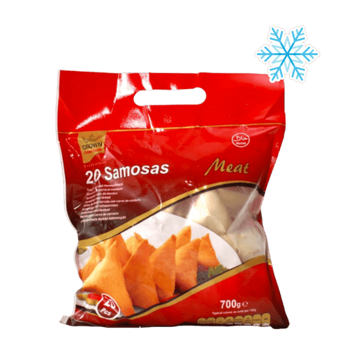 Crown - 700g (Gefroren) Samosa Lamm 20 Stück Halal (MHD 14/11/2024)