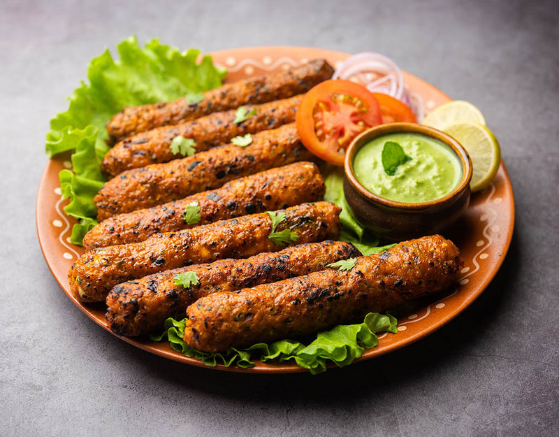 Crown - 900g Seekh Kebab Lamm Holzkohle 15 Stück Halal