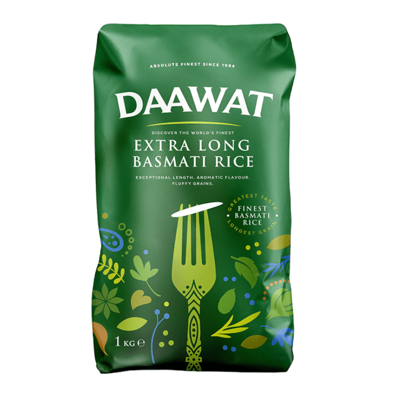 Daawat - 1kg Basmati Rice Extra Long