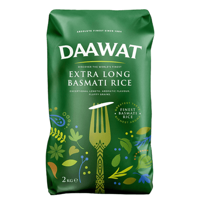 Daawat - 2kg Basmatireis Extra Long 