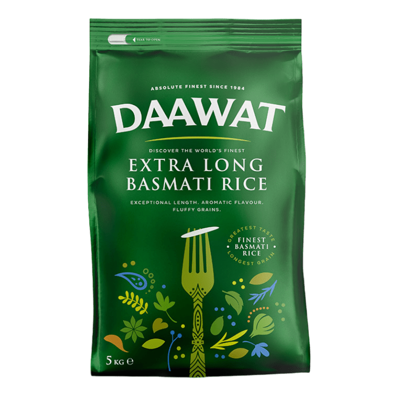 Daawat - 5kg Basmati Rice Extra Long