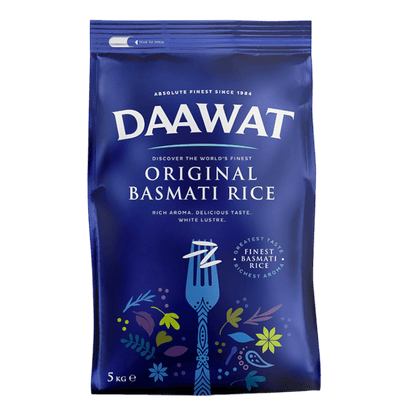 Daawat - 5kg Original Basmati Rice (+10% Extra)