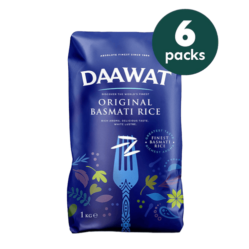 Daawat - 6x1kg Original Basmatireis