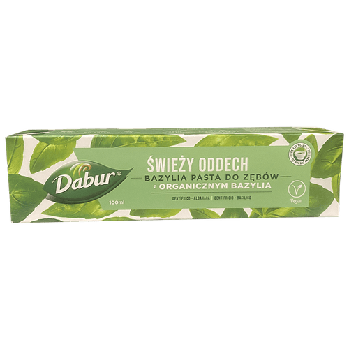 Dabur - 100ml Herbal Toothpaste with Basil Extract (Tulsi)