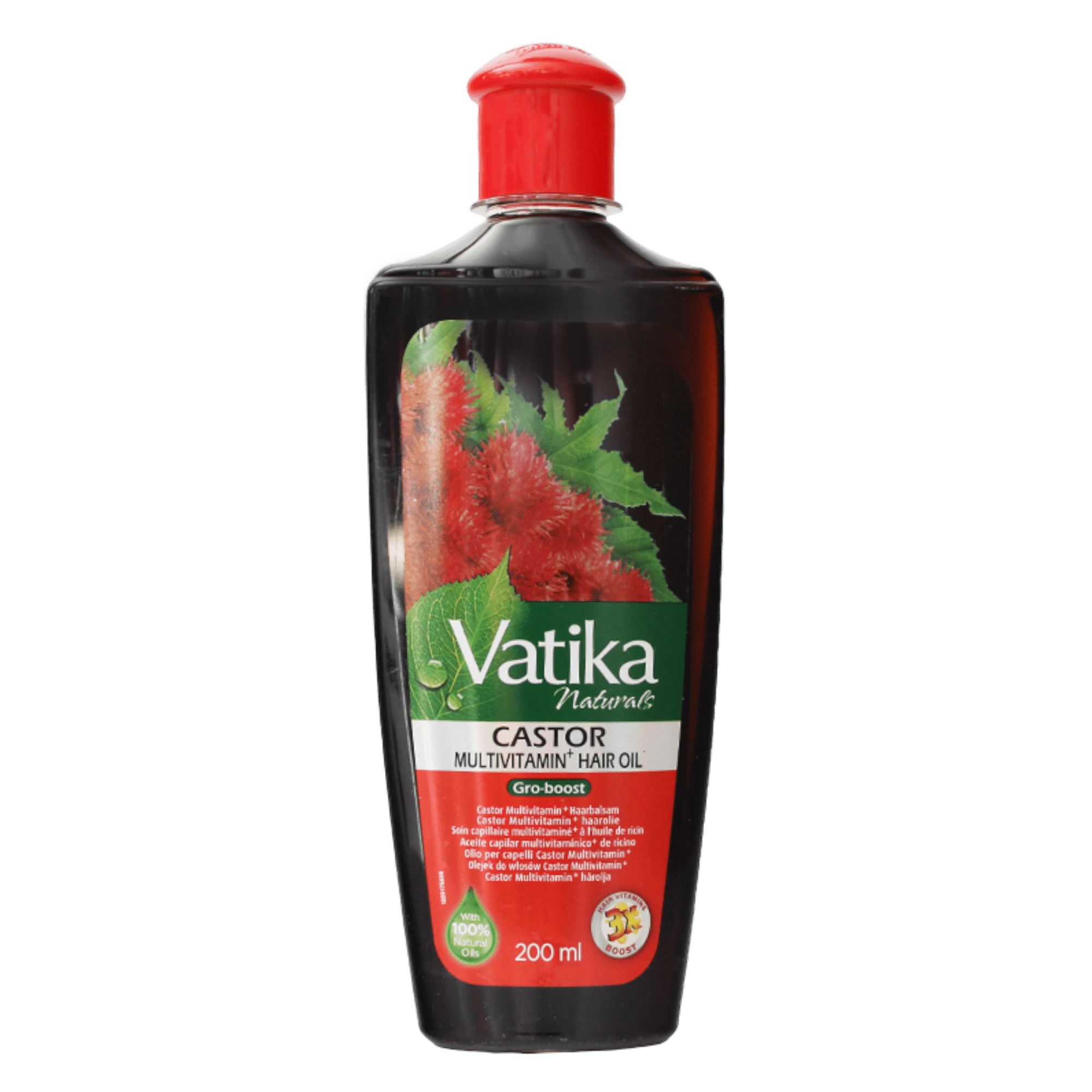 Dabur - 200ml Vatika Castor Multivitamin Hair Oil (Gro-Boost)