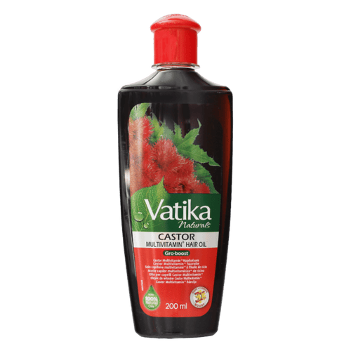 Dabur - 200ml Vatika Rizinus Multivitamin Haaröl (Gro-Boost)