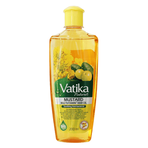 Dabur - 200ml Vatika Mustard Hair oil Antibacterial