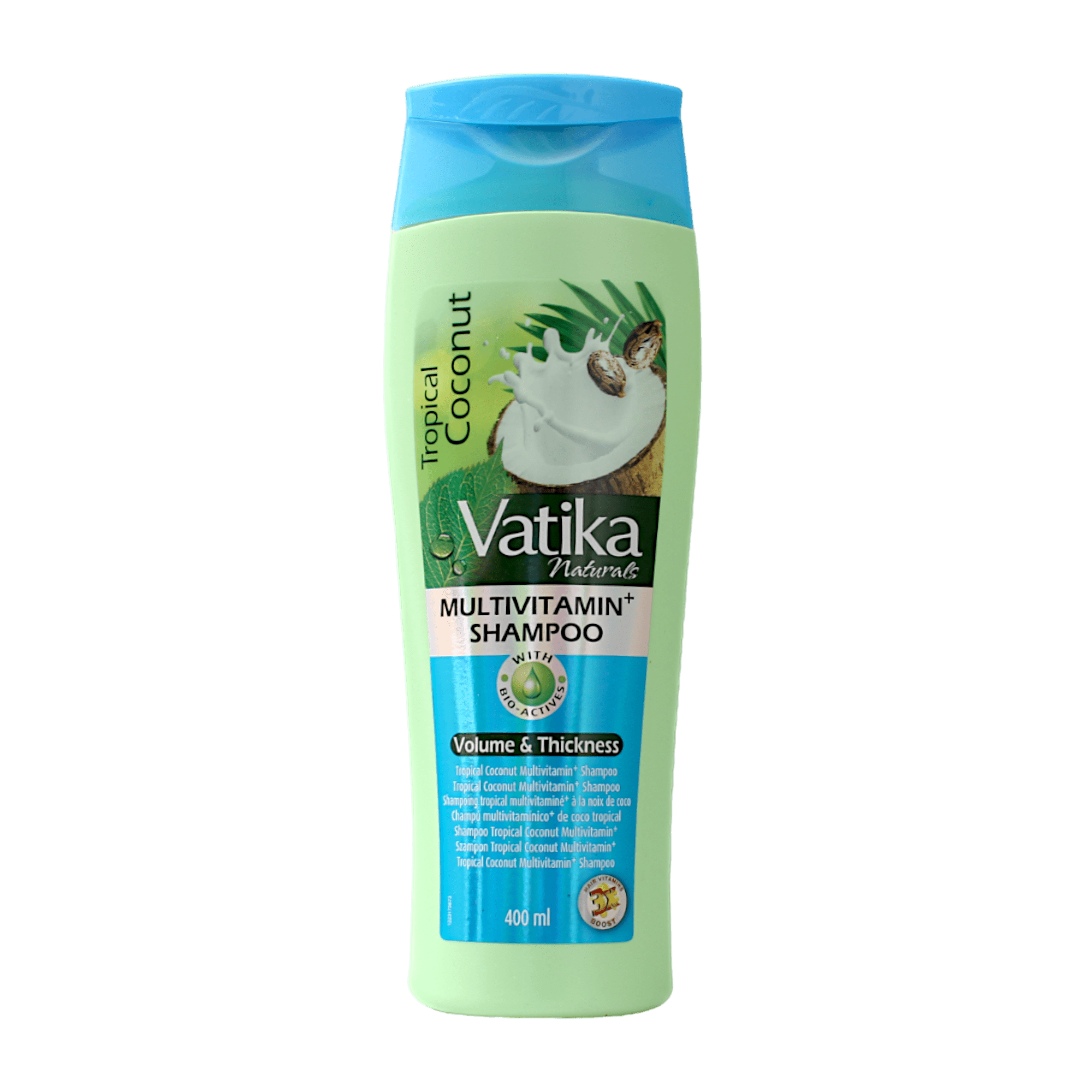 Dabur - 400ml Vatika Shampoo Volumen &amp; Fülle Tropische Kokosnuss