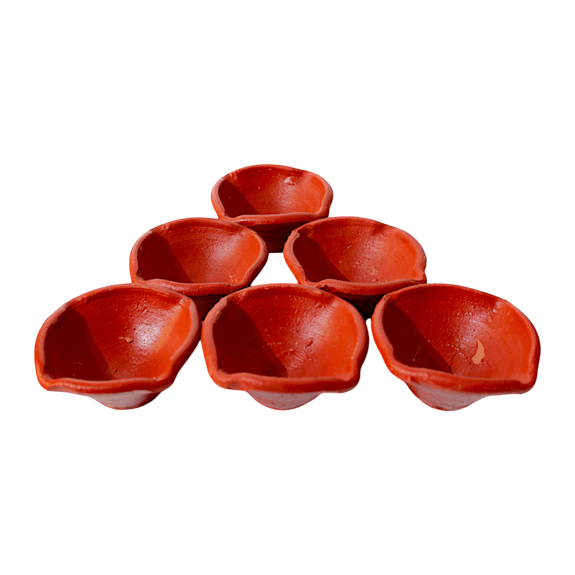 Fancy Diyas -  Set of 6 (Char Vaat)