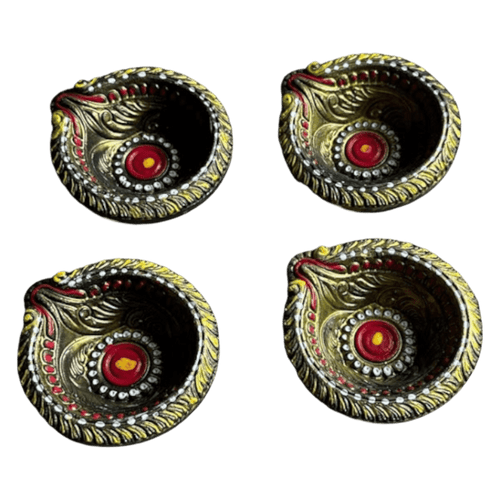 Fancy Diyas - Set of 4