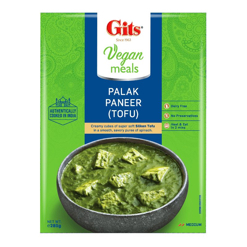 Gits - 285g Palak Paneer (Tofu) RTE