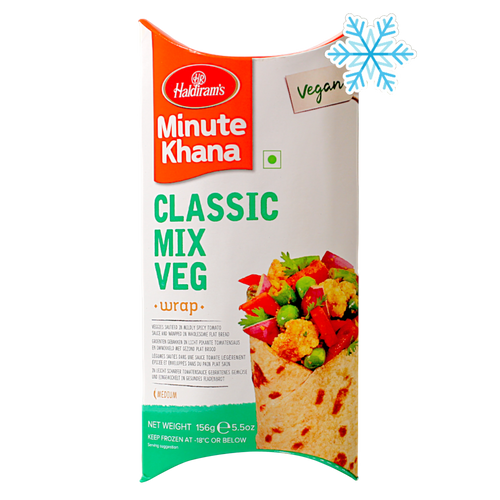 Haldiram's - 156g (Frozen) Classic Mix Wrap (Vegan)