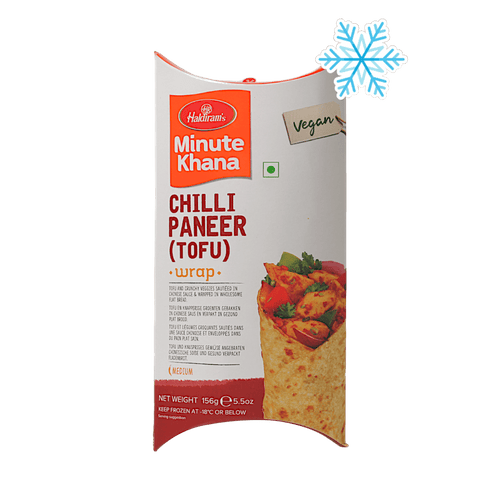 Haldiram's - 156g (Frozen) Minute Khana Chili Paneer (Tofu) Wrap