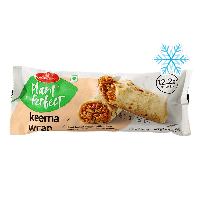 Haldiram's - 156g (Frozen) Plant Perfect Keema Wrap