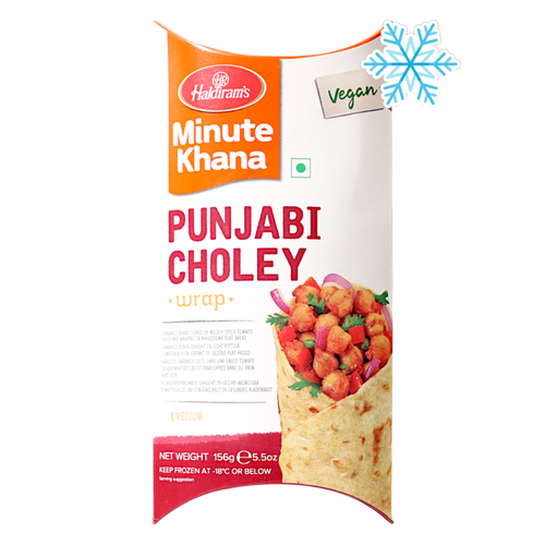 Haldiram's - 156g (Frozen) Punjabi Choley Wrap (Vegan)