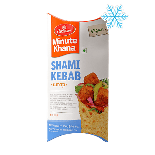 Haldiram's - 156g (Gefroren) Shami Kebab Wrap (Mittel)