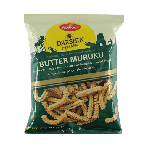 Haldiram's - 180g Dakshin Express Butter Muruku Snack