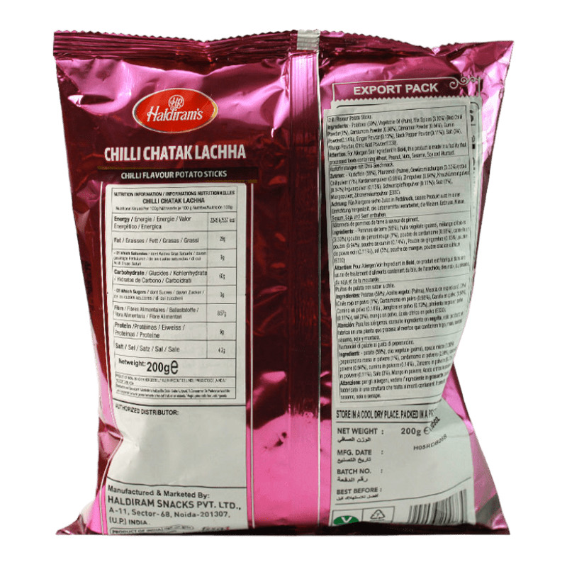 Haldiram's - 200g Chatak Laccha Chili