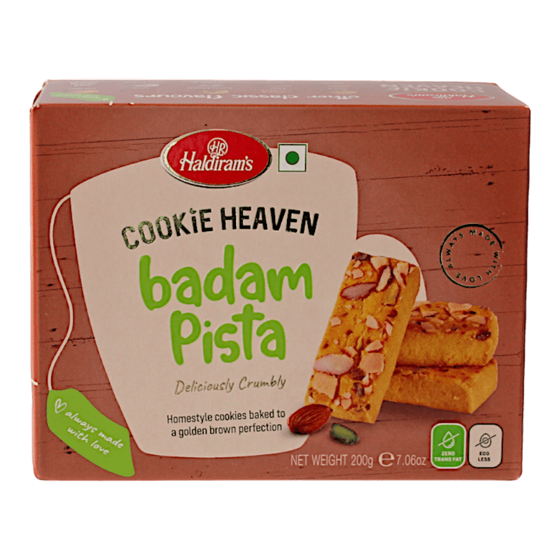 Haldiram's - 200g Kekse Badam Pista