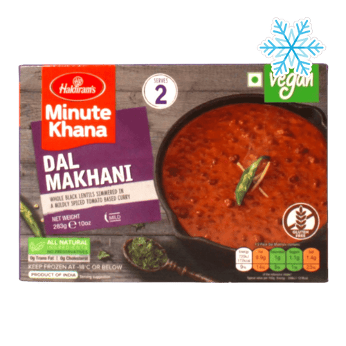 Haldiram's - 283g (Gefroren) Minute Khana Dal Makhani (Vegan) 2 Portionen (MHD 19/12/2024)