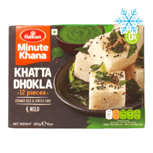 Haldiram's - 283g Minute Khana Khatta Dhokla (Mild) 12 Stück 