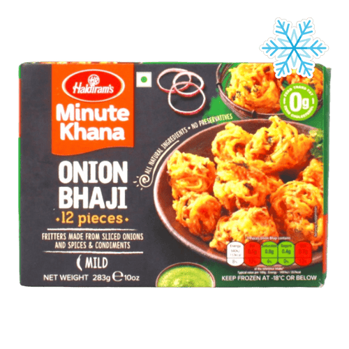 Haldiram's - 283g Minute Khana Zwiebel Bhaji (Mild) 12 Stück