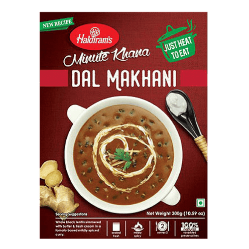 Haldiram's - 300g Dal Makhani with lentils RTE