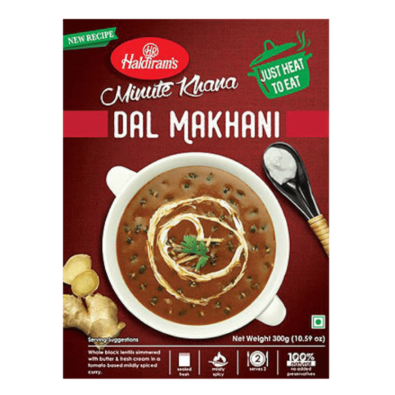 Haldiram's - 300g Dal Makhani mit Linsen RTE