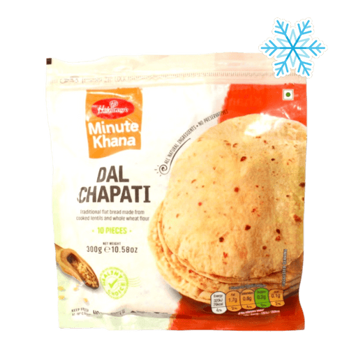 Haldiram's - 300g Minute Khana Dal Chapati 10 Stück