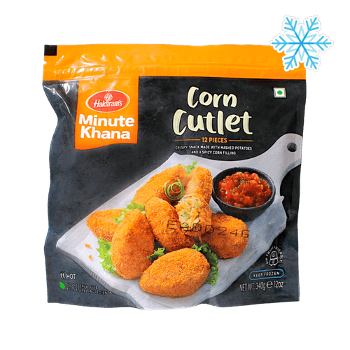 Haldiram's - 340g (Frozen) Corn Cutlet Hot 12 pieces (hot)