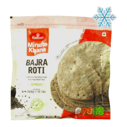 Haldiram's - 360g Minute Khana Bajra Roti 12 Stück