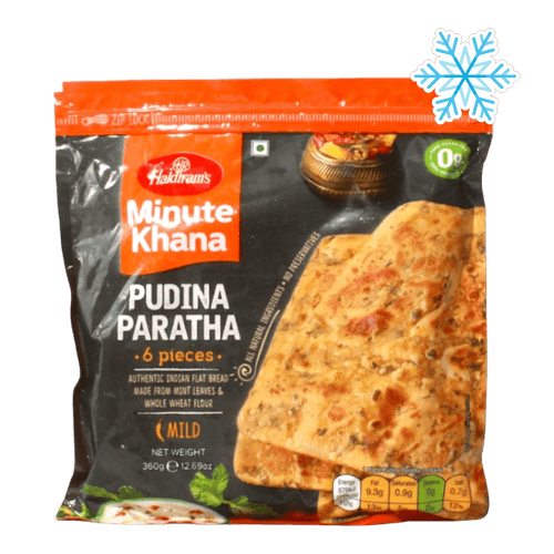 Haldiram's - 360g Minute Khana Pudina Paratha (Mild) 6 Stück