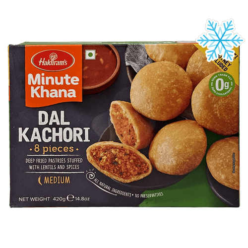 Haldiram's - 400g (Frozen) Minute Dal Kachori (Medium) 8 Pieces