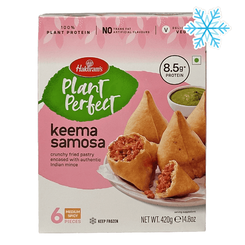 Haldiram's - 420g Plant Perfect Keema Samosa (Vegan) 6 Stück